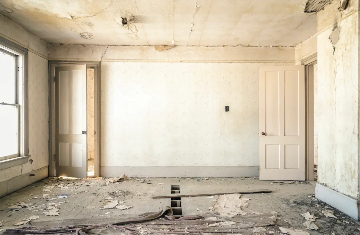 Waste disposal crew managing a cleanout project in Chisago City